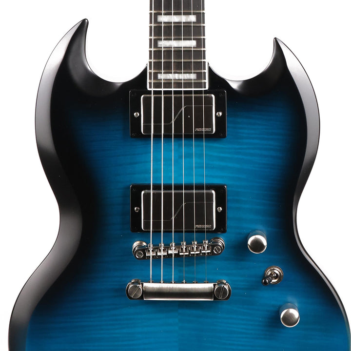 Epiphone SG Prophecy Blue Tiger Aged Gloss