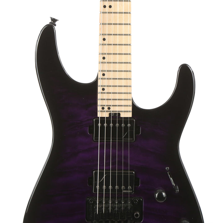 Charvel Pro-Mod DK24 HH FR M QM Transparent Purple Burst 2018