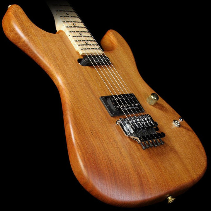 Charvel Custom Shop Music Zoo Exclusive San Dimas Koa Natural Series Electric Guitar Natural Oil