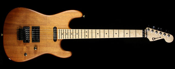 Charvel Custom Shop Music Zoo Exclusive San Dimas Koa Natural Series Electric Guitar Natural Oil