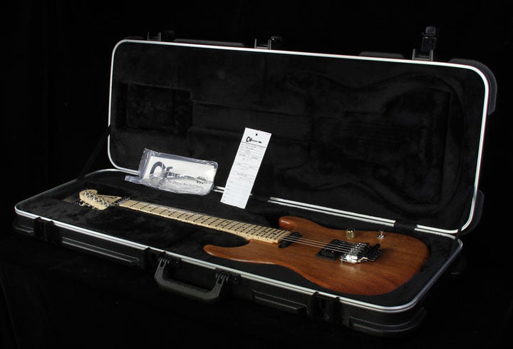 Charvel Custom Shop Music Zoo Exclusive San Dimas Koa Natural Series Electric Guitar Natural Oil