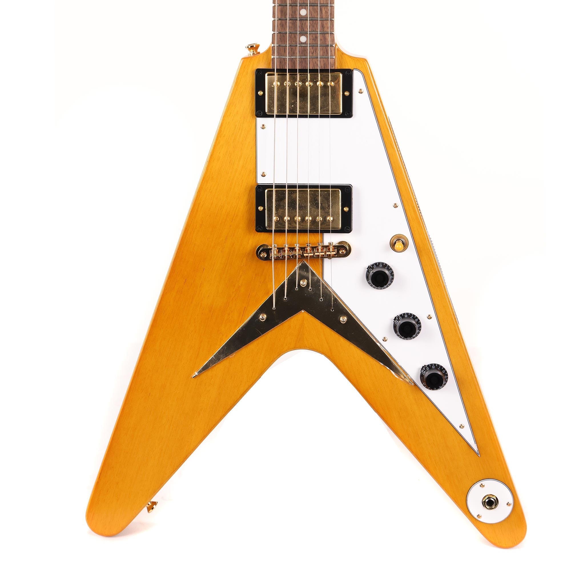 Epiphone Inspired by Gibson 1958 Korina Flying V | The Music Zoo