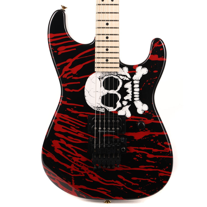 Charvel Custom Shop Warren DeMartini San Dimas Skull Graphic