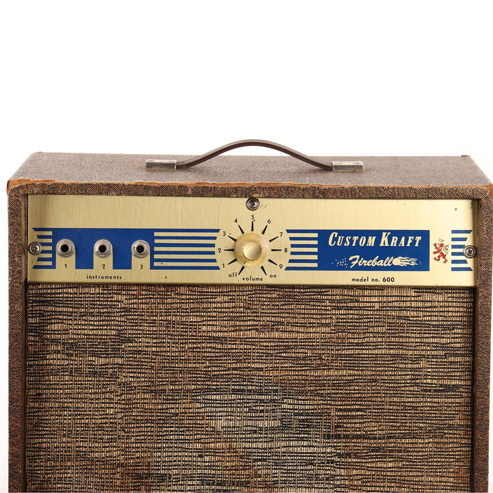 1960s Custom Kraft Fireball 600 Combo Amplifier