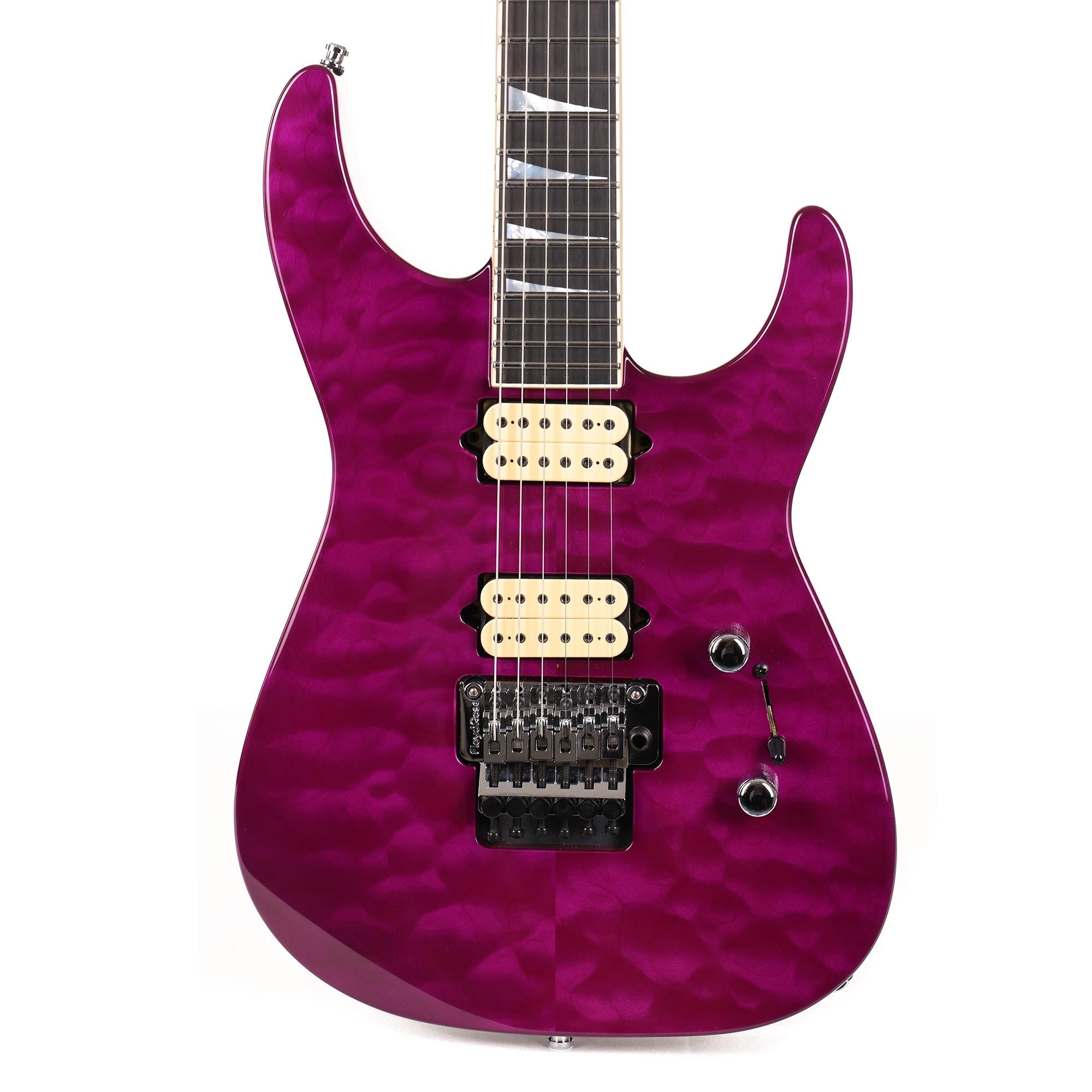 Jackson Custom Shop Soloist Quilt Top Transparent Purple | The 