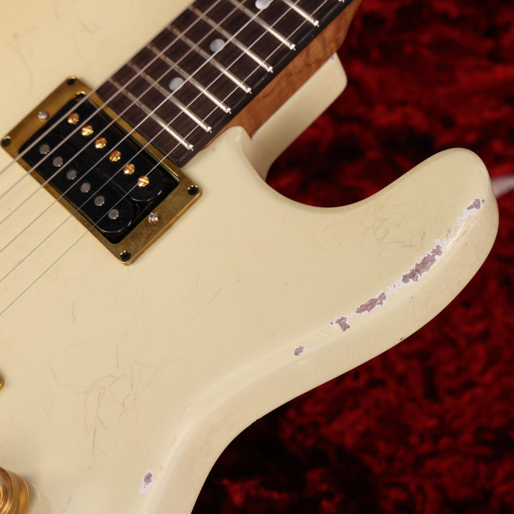 Colletti Guitars Speed of Sound Roasted Mahogany Aged Olympic White