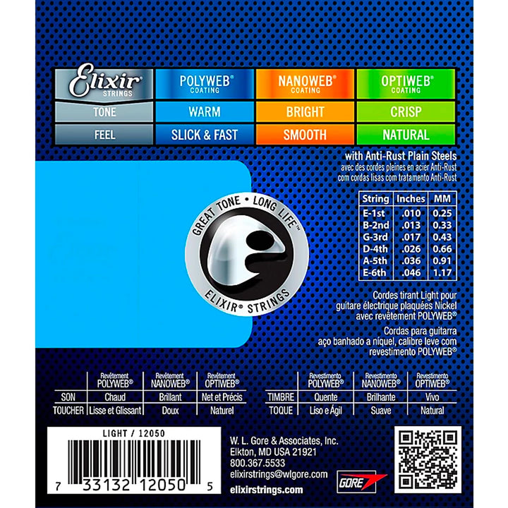 Elixir Polyweb Electric Strings Light 10-46