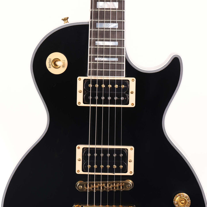 Gibson Custom Shop Les Paul Custom Made 2 Measure Black Bobbin Burstbuckers