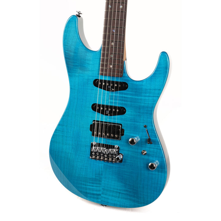 Ibanez MMN1 Martin Miller Signature Transparent Aqua Blue