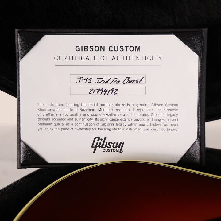 Gibson J-45 Standard Acoustic-Electric Made 2 Measure Iced Tea