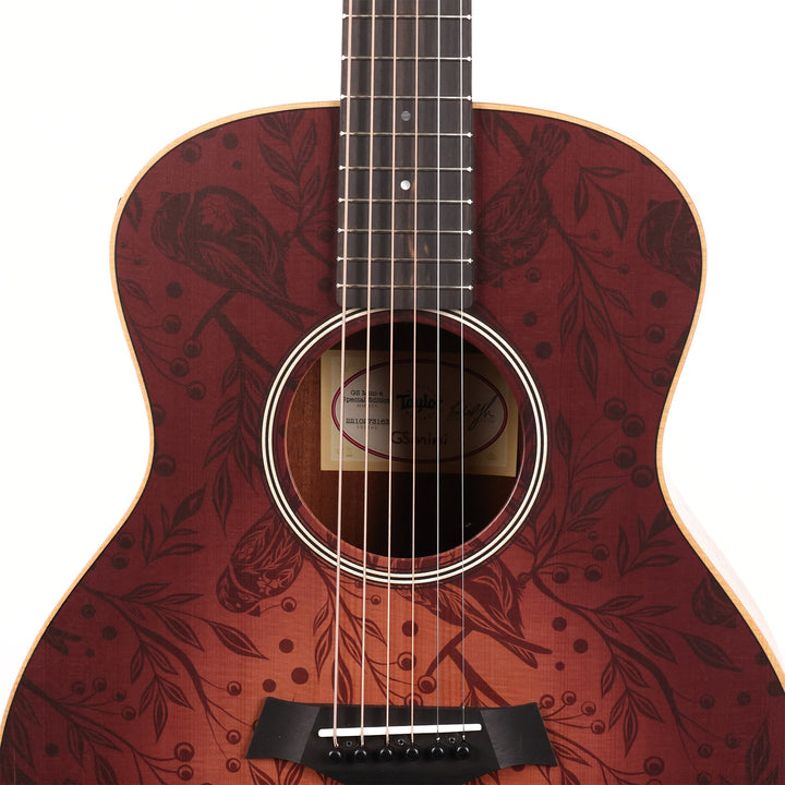 Taylor GS Mini-e Special Edition Prototype Acoustic-Electric Floral