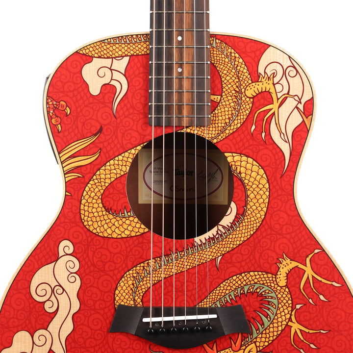 Taylor GS Mini-e Special Edition Prototype Acoustic-Electric Red Dragon