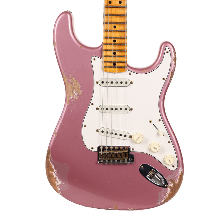 Fender Custom Shop Yngwie Malmsteen Signature Stratocaster Neo Relic Burgundy Mist Metallic Music Zoo Exclusive