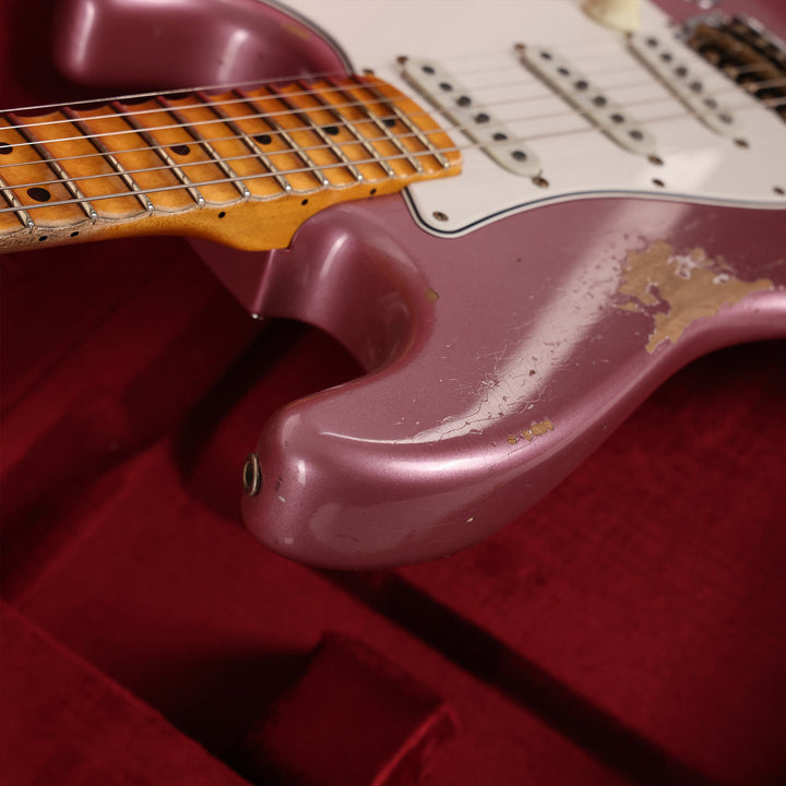 Fender Custom Shop Yngwie Malmsteen Signature Stratocaster Neo Relic Burgundy Mist Metallic Music Zoo Exclusive