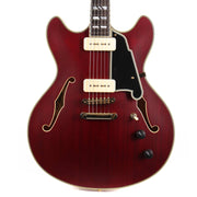 D'Angelico Deluxe DC Semi-Hollowbody Satin Trans Wine