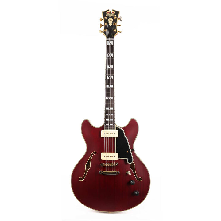 D'Angelico Deluxe DC Semi-Hollowbody Satin Trans Wine