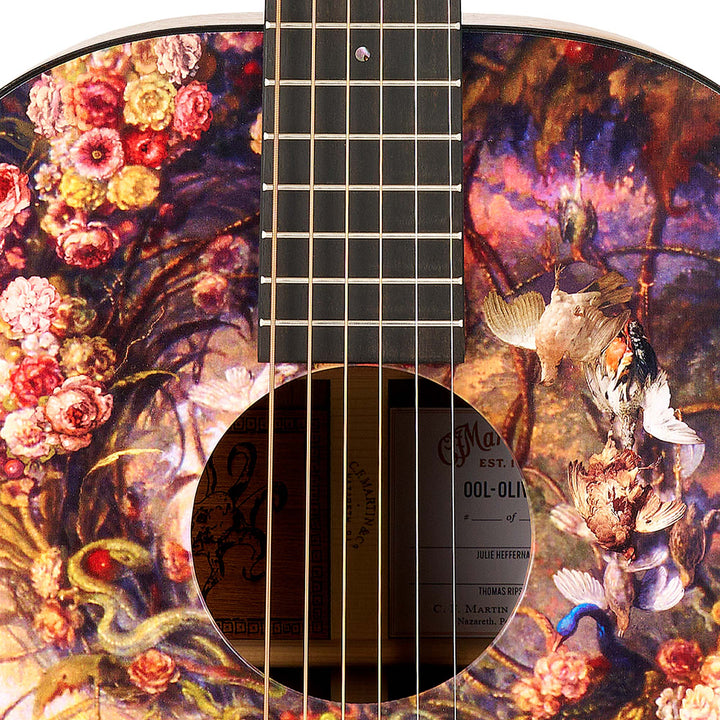 Martin 00L Oliver Acoustic Guitar with Julie Heffernan Artwork