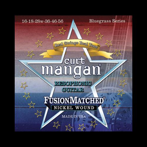 Curt Mangan Fusion Matched Nickel Wound Resophonic Guitar Strings (16-56)