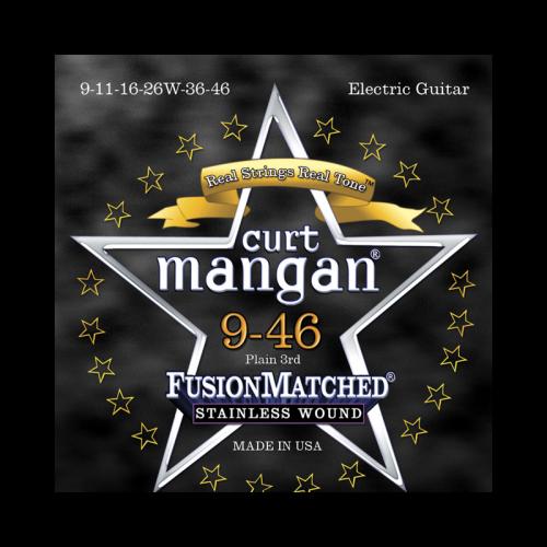 Curt Mangan Fusion Matched Stainless Wound Electric Strings (9-46)