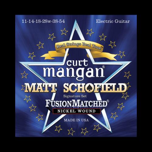 Curt Mangan Fusion Matched Nickel Wound Electric Strings Matt Schofield Signature Set (11-54)