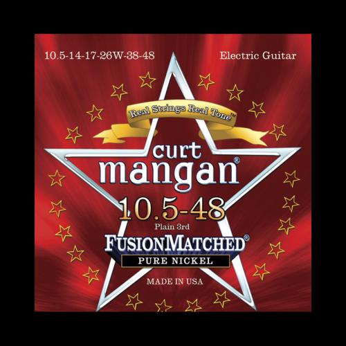 Curt Mangan Fusion Matched Pure Nickel Electric Strings (10.5-48)