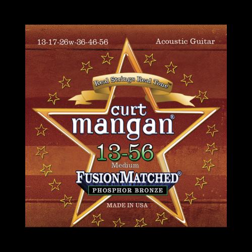 Curt Mangan Fusion Matched Phosphor Bronze Acoustic Strings (13-56)