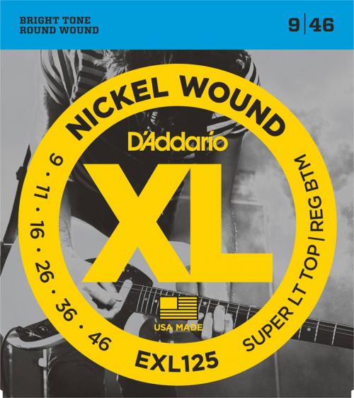 D'Addario Nickel Wound Electric Strings (9-46)