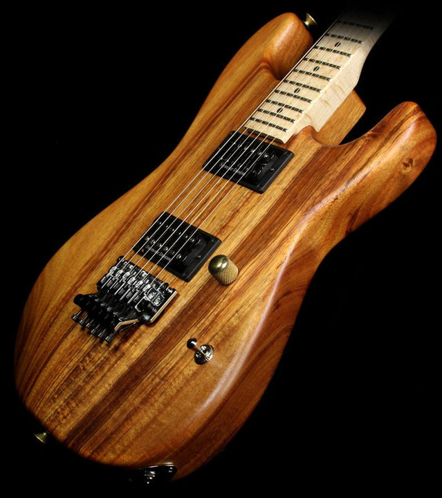 Charvel Custom Shop Exclusive San Dimas Koa Natural Series HH Electric Guitar Natural Oil