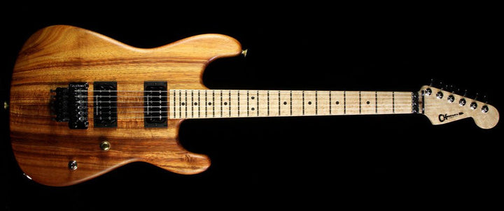 Charvel Custom Shop Exclusive San Dimas Koa Natural Series HH Electric Guitar Natural Oil