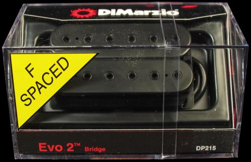 DiMarzio EVO 2 Bridge Humbucker Pickup (Black) F-Spaced