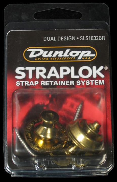 Dunlop Straplok� Strap Locks System (Brass)