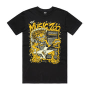 The Music Zoo Rockin' Lion T-Shirt Black