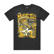 The Music Zoo Rockin' Lion T-Shirt Gray