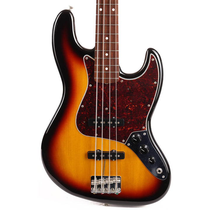 Fender Made in Japan JB62-US '62 Jazz Bass Reissue 3-Tone Sunburst