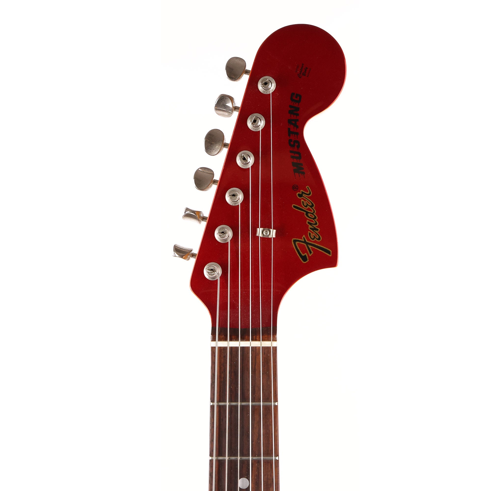 Fender MIJ Mustang Candy Apple Red with Matching Headstock | The