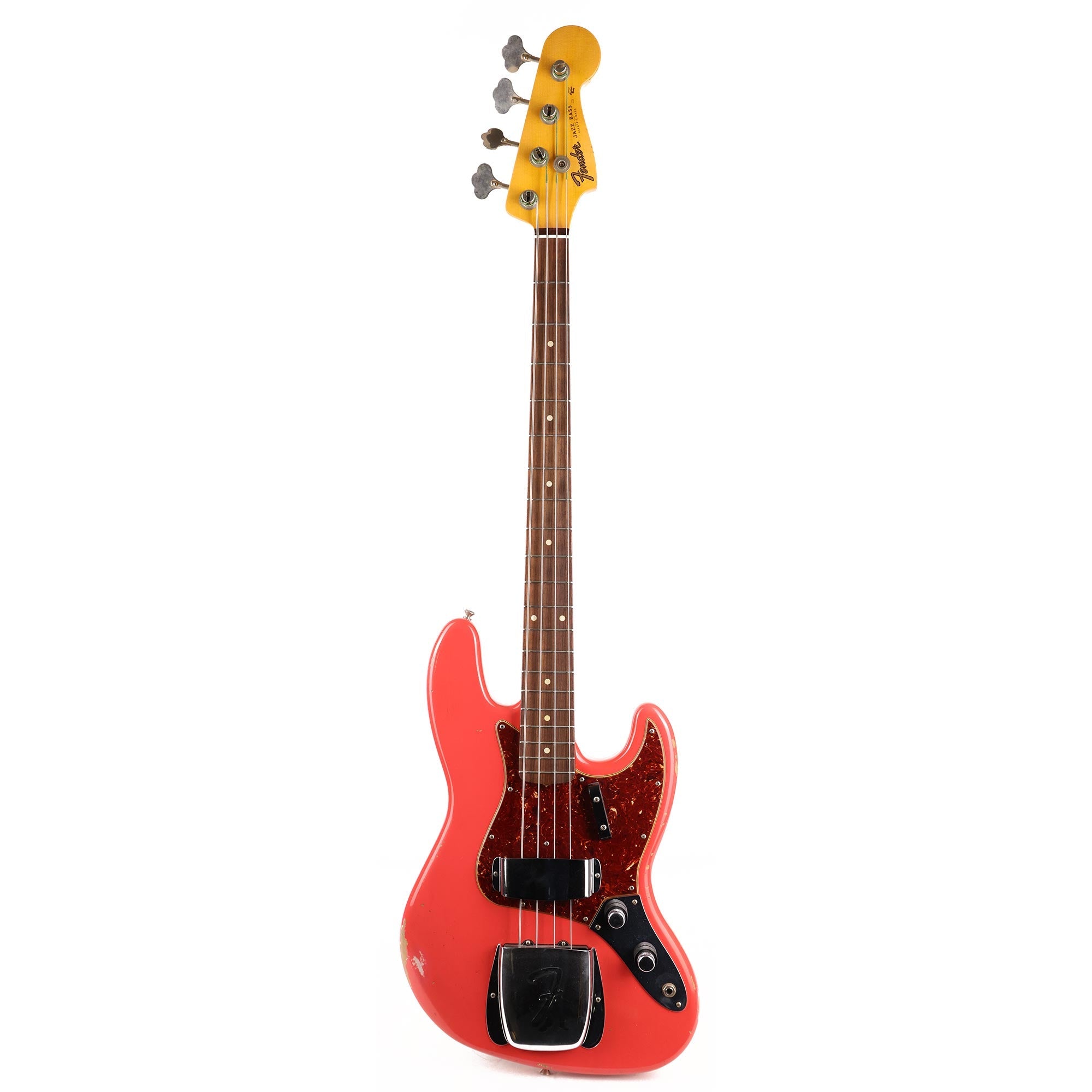 Fender Custom Shop 1960 Jazz Bass Relic Faded Aged Fiesta Red 2017 