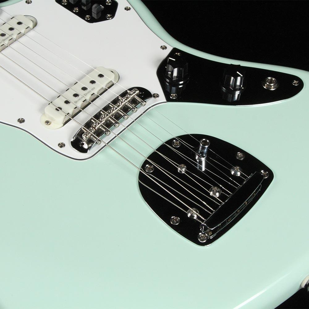 Squier Vintage Modified Jaguar Surf Green | The Music Zoo