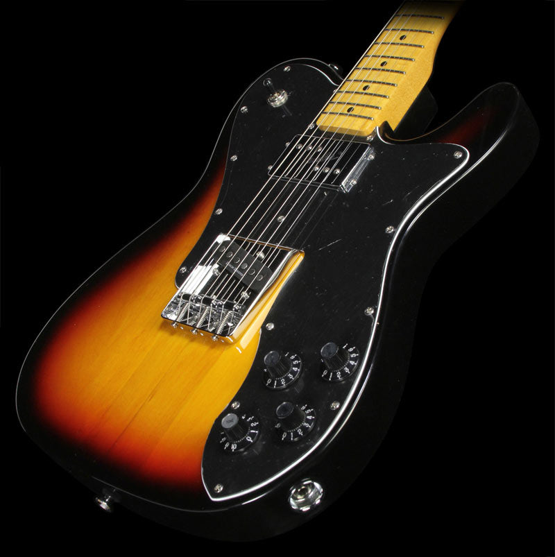 Used Squier Vintage Modified Telecaster Custom Electric Guitar 3-Tone  Sunburst