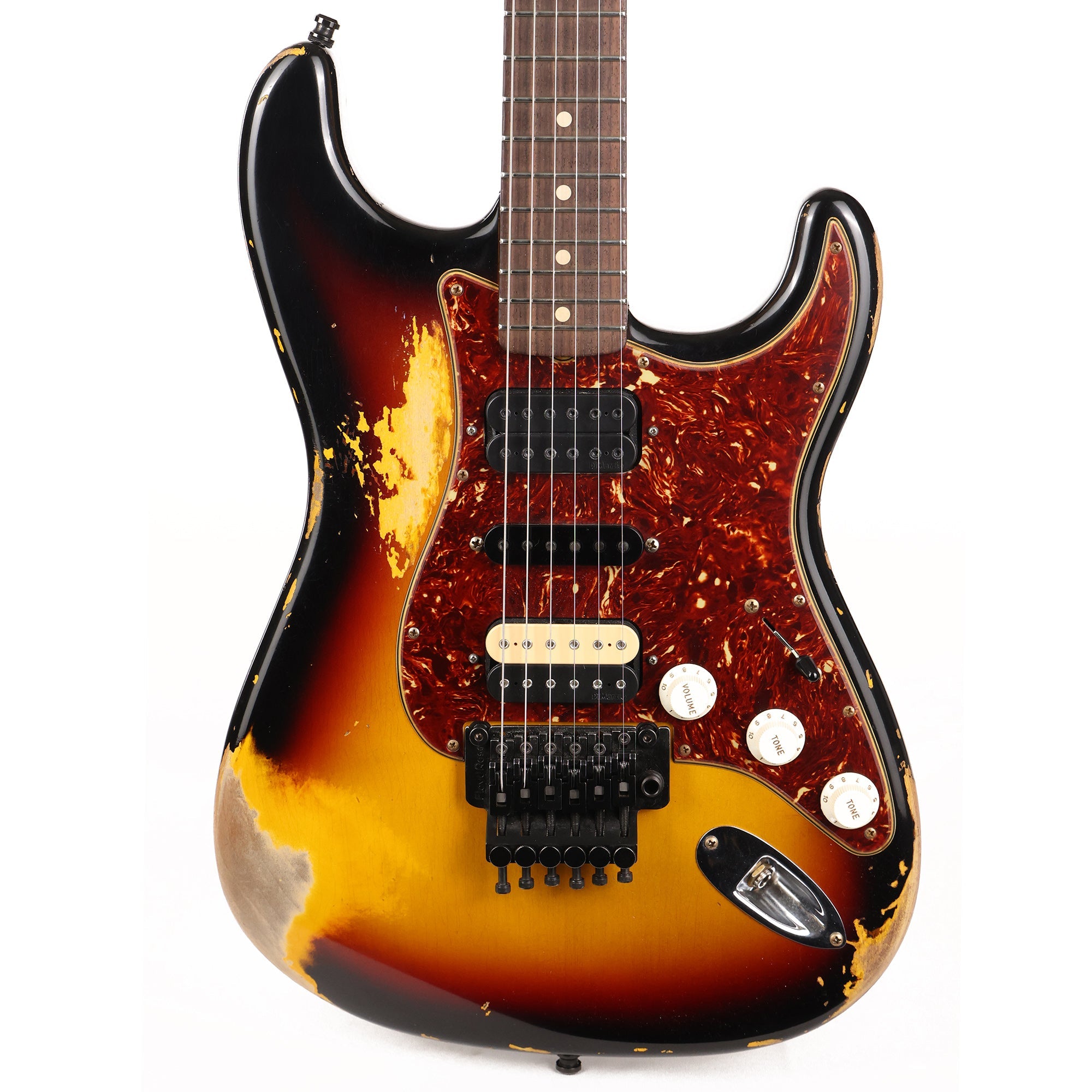 Fender Custom Shop ZF Stratocaster HSH Heavy Relic 3-Tone Sunburst 