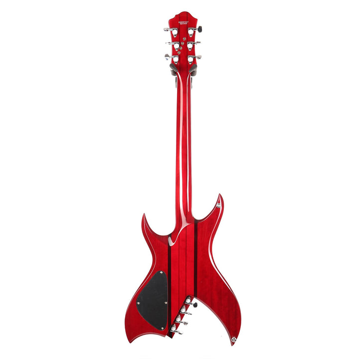 BC Rich Legacy Perfect 10 Guitar Transparent Red Used