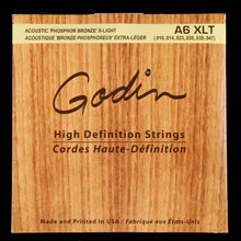 Godin A6 Phosphor Bronze Acoustic Guitar Strings (Extra Light 10-47)