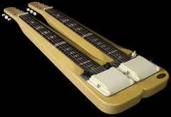 Used 1950s Supro Six-String Doubleneck Steel Guitar Pearloid White | The  Music Zoo