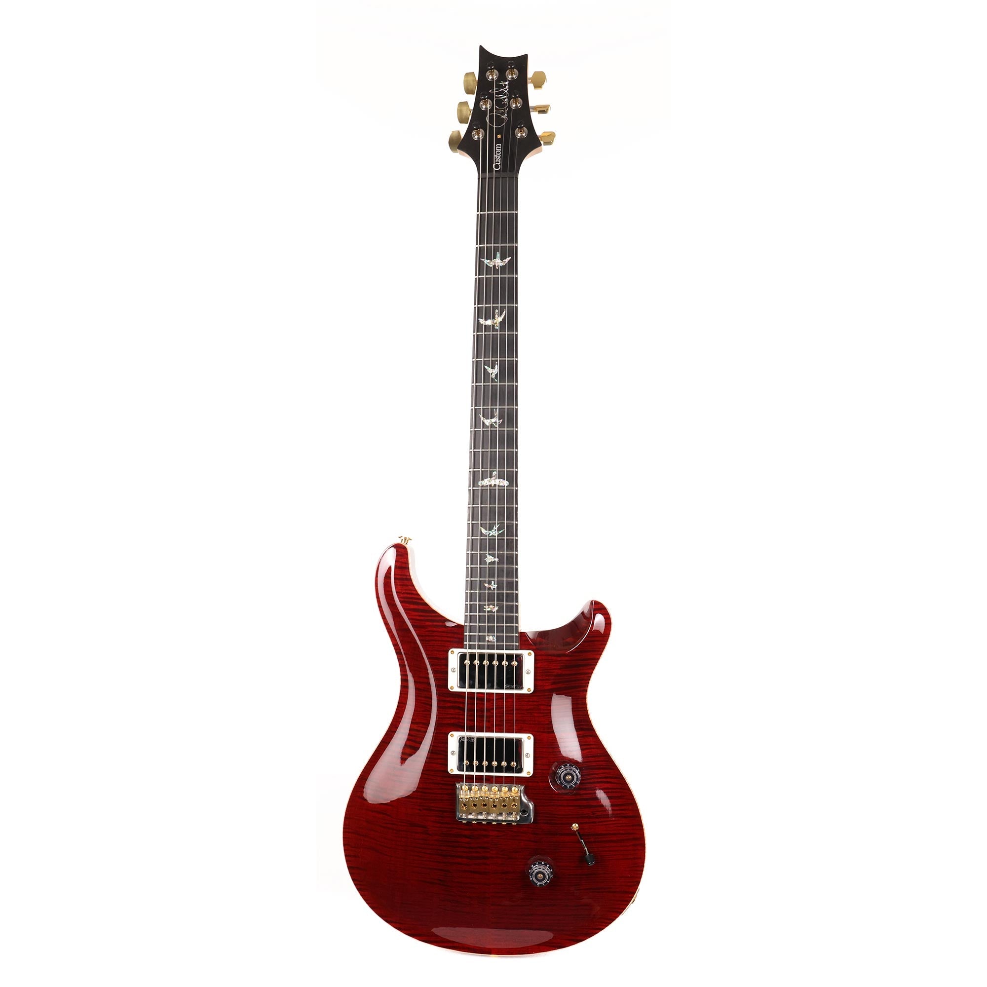 PRS Custom 24 Artist Package Black Cherry 5A Flame Top 2020 | The Music Zoo