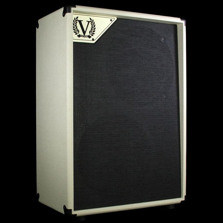 Victory Amplification V212VC Amplifier Speaker Cabinet White Tolex