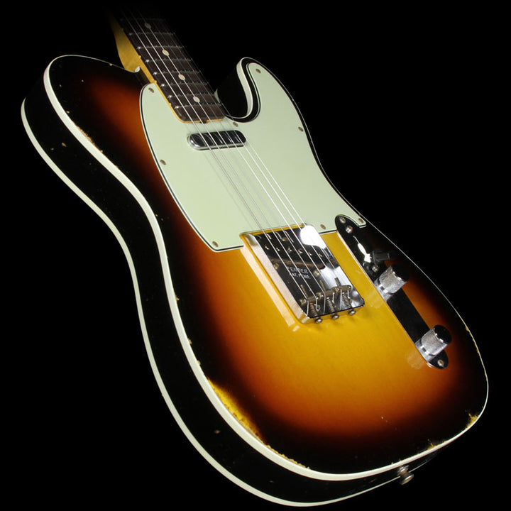 Fender Custom Shop '62 Telecaster Custom Relic Electric Guitar Faded 3-Tone Sunburst