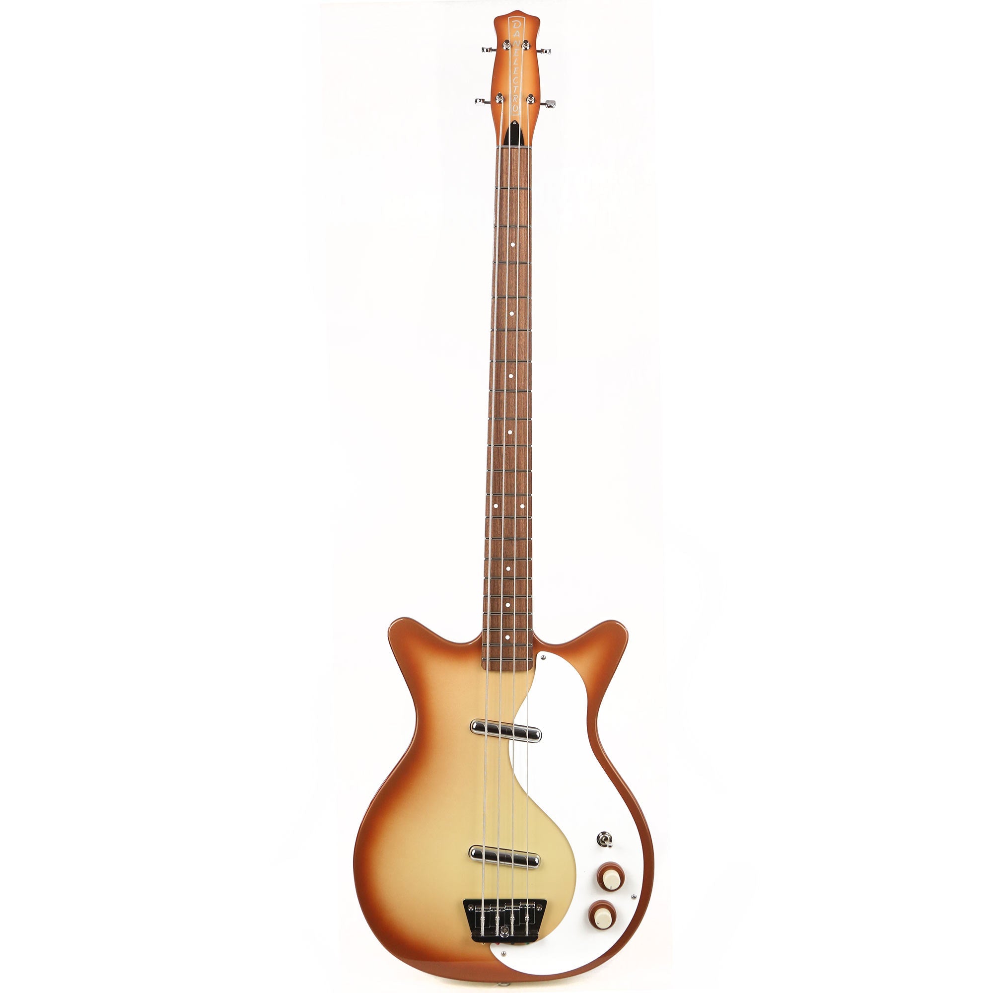 Danelectro '59 DC Long Scale Bass Copper Burst | The Music Zoo