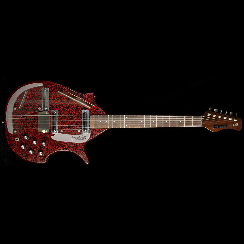 Used 1968 Coral Electric Sitar Red Crackle | The Music Zoo