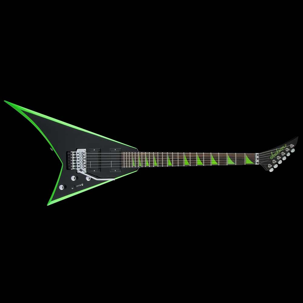 Jackson rrx24 black neon green deals bevels