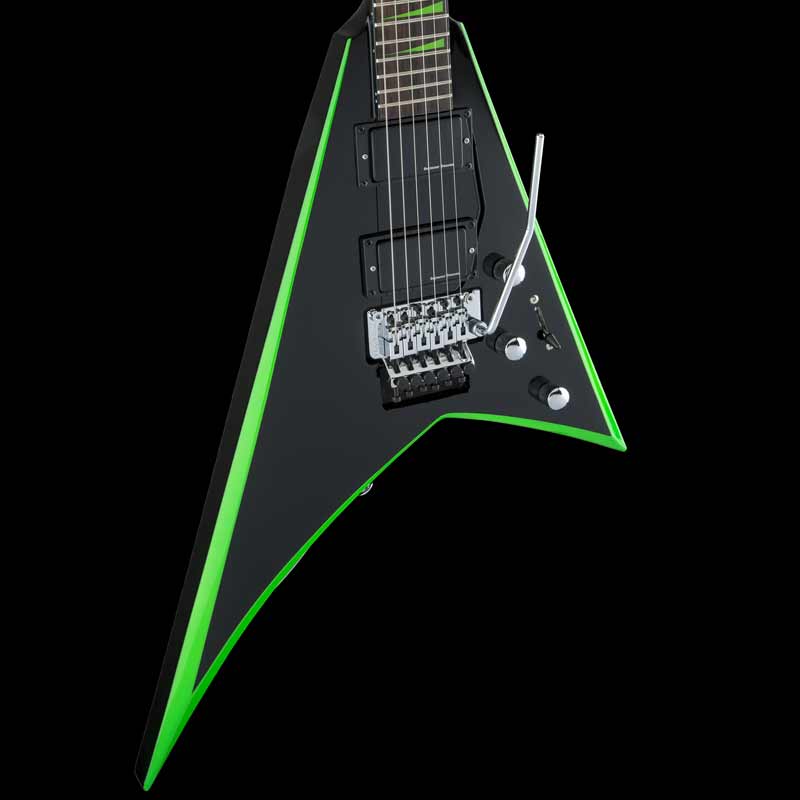 Jackson rrx24 black online neon green bevels