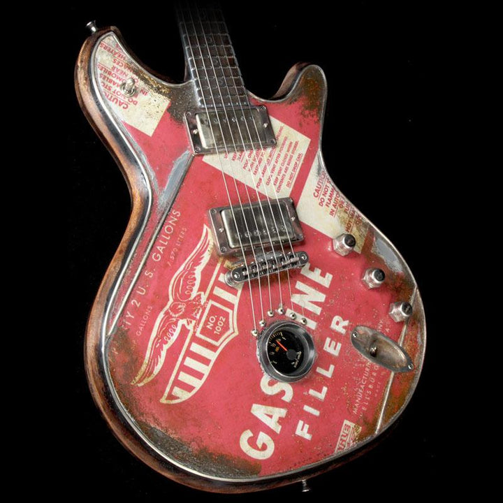 McSwain Gasoline SM-2 Electric Guitar Oil Can Graphics